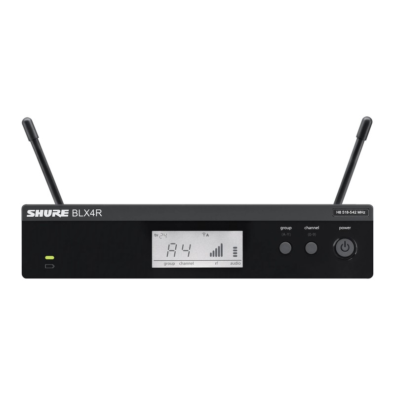 BLX4RE-H8E - Pojedynczy odbiornik bezprzewodowy rackowy (518-542 MHz)